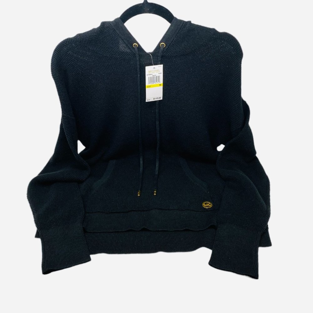 MICHAEL KORS  Waffle Knit Hoodie - Picture 3 of 6